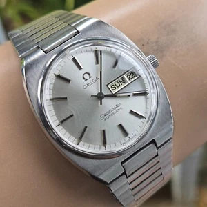 Vintage OMEGA Seamaster men's automatic watch 1020 day/date swiss 1982 - Picture 1 of 24