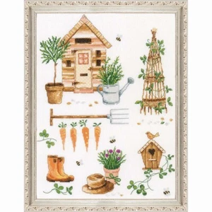 Vervaco® Garden Essentials Kit & Rahmen gezählter Kreuzstich - Bild 1 von 1