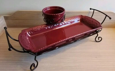 Celebrating Home Berry 93186 Hospitality Set. Chip And Dip.  - Image 1 of 4