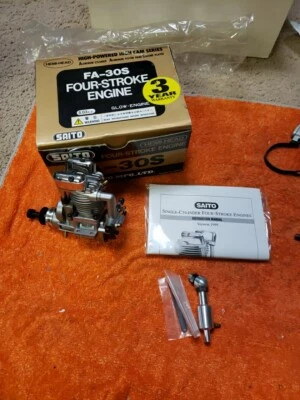 Saito Engine - Saito FA-30 S - FA 30S 4C MOTOR  - NIB - Image 1 of 4