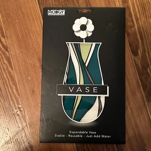 Jarrón Modgy Plegable y Expandible Flor Fresca Verde Blanco Seedo 66111 Nuevo - Imagen 1 de 4