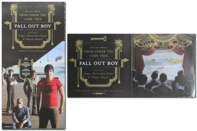 Fall Out Boy 2005 Cork Tree 2 Sided BIG promo poster/flat Flawless New Old Stock - Image 1 of 3