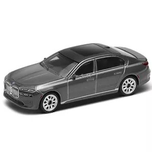 1:72 2024 BMW i7 EV modellino auto lega di zinco giocattolo per uomo bambino grigio - Foto 1 di 2