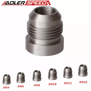 Adaptador de montaje de tapón de soldadura macho de acero ADLERSPEED AN4 AN6 AN8 AN10 AN12 AN16 - Imagen 1 de 13