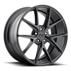 Niche 1PC M117 Misano 20x9 5x4.5 Matte Black Wheel 20" 42mm Rim - Picture 1 of 12