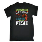 Fishing Move Over Boys Show You How To Fish Mens Funny Novelty T-Shirt Tshirts