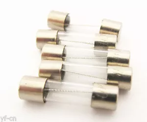 5pcs 5x20 Low Breaking Low Current 5mmx20mm Slow Blow Time Delay Glass Tube Fuse - Picture 1 of 2