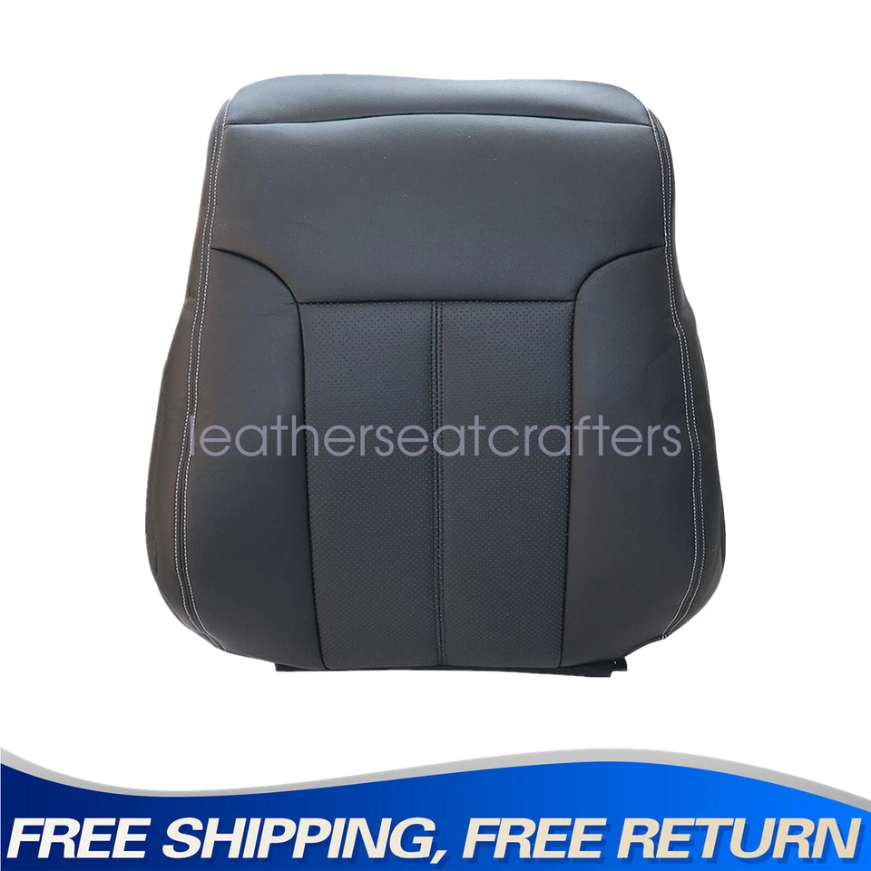 Cubierta de asiento de cuero negra apta para Ford F450 F550 Super Duty 2011-2016 Foto 1 de 4