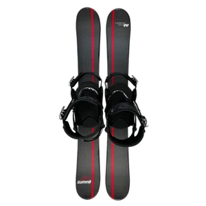 Summit Carbon Pro 99cm Skiboards Snowblades + Technine Snowboard Bindings/Riser