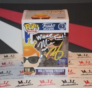 MIKE BECKER BRIAN MARIOTTI SIGNED/AUTOGRAPHED HOLLYWOOD FREDDY FUNKO POP W/ BAS - Picture 1 of 9