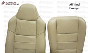 Ford F250 F350 Lariat 2002 a 2007 pasajero respaldo inferior cubierta asiento bronceado - Imagen 1 de 11