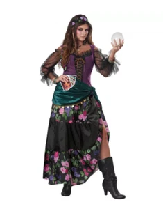 California Costumes Mystical Charmeur Halloween Zigeuner Wahrsagerin groß 10-12 - Bild 1 von 4