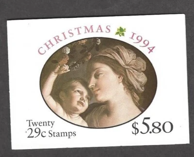 2871 Ab MNH Booklet of 20, 29-cent Christmas stamps unopened - Madonna & Child - Image 1 of 2