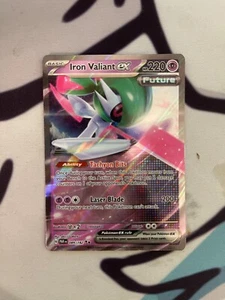 Iron Valiant Ex Scarlet & Violet: Paradox Rift 089/182 Holo Double Rare - Picture 1 of 2