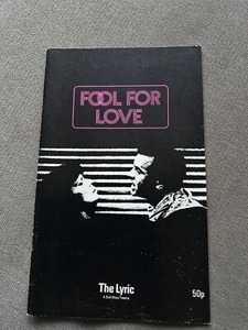 FOOL FOR LOVE  theatre Programme JULIE WALTERS - Picture 1 of 4