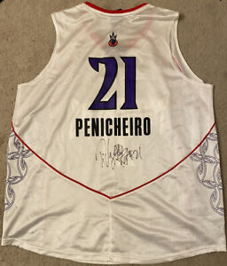 Ticha Penicheiro SIGNED Sacramento Monarchs White Jersey WNBA Adidas AUTO Rare