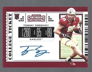 Tommy Sweeney AUTOGRAPH Boston College Eagles 2019 Panini Contenders #167 AUTO - Picture 1 of 2