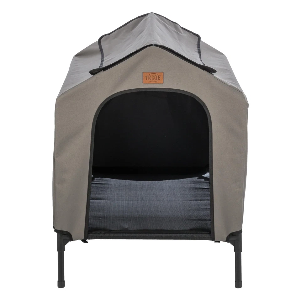 2-in-1 Dog House and Bed - Elevated Indoor/Outdoor Tent with Removable Cover ... - Image 1 of 4