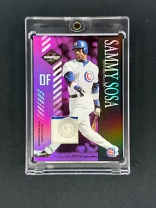 Sammy Sosa 2003 Leaf Limited Threads Game Used Button Patch /6 Cubs - Picture 1 of 2