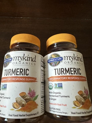 Garden of Life Mykind Organics Turmeric Inflammatory Response  120 Gummies - 2X - Image 1 of 2