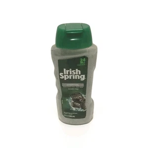 Irish Spring Charcoal 24H Purifying Body Wash Gel Douche 18 oz - Picture 1 of 2