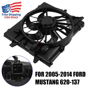 Conjunto de ventilador de refrigeración del radiador para 05-14 Ford Mustang 3,7 L 4,0 L 4,6 L 5,0 L V6 620-137 - Imagen 1 de 9