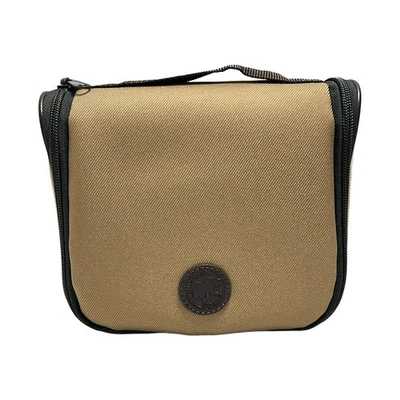 Auténtico HUNTING WORLD - Bolsa de fibra química beige marrón oscuro Foto 1 de 4