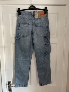 Levi’s Carpenter Cropped Blue Jeans W26 L27 - Picture 1 of 7