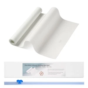Silicone Baking Mat Roll 12in*6FT, Non Stick Macaron Silicone Baking Mats Sil... - Picture 1 of 6
