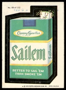 Topps Wacky Packages 1979 (segunda serie de repetición) #89 marca Sailem Pen - Imagen 1 de 2