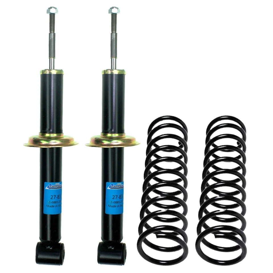 Sachs Rear Shock Absorbers & Lesjofors Coil Springs Kit for VW Rabbit 75-82 L4 - Image 1 of 1