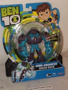 TARJETA NEGRA PLAYMATES BEN 10 OMNI-MEJORADA SHOCK ROCK RARA ENCONTRAR ENVÍO GRATUITO - Imagen 1 de 1