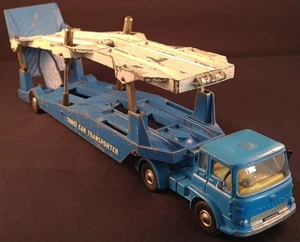 Vintage Corgi No.1105 Bedford Carrimore Car Transporter Blue 1960's - Picture 1 of 14