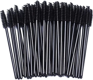 100 Pcs Lash Brush Eyelash Mascara Applicator Wand Brow Brush Spoolies Brush - Picture 1 of 15