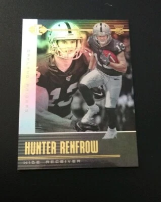 HUNTER RENFROW 2019 Panini ILLUSIONS RC Rookie #50 OAKLAND RAIDERS - Image 1 of 2