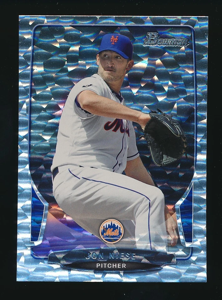 JON NIESE ⚾ 2013 Bowman Silver Ice Parallel #2 New York Mets - Image 1 of 1
