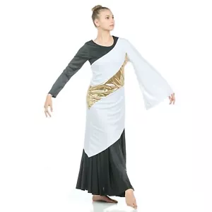 Danzcue Asymmetrical Praise Dance Pullover - Picture 1 of 6