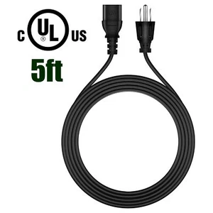 Cable de cable de alimentación UL 5 ft 3 clavijas cable para subwoofer Behringer Eurolive B1200D-PRO - Imagen 1 de 4