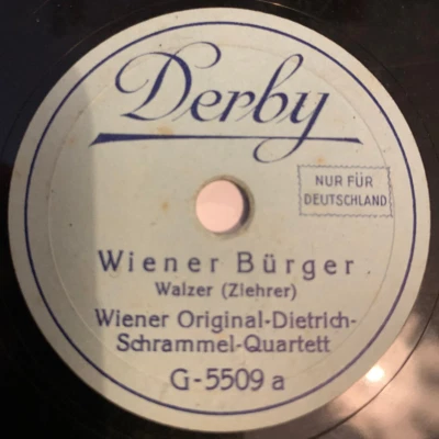 Wiener Bürger ~ Weana Mad'ln - Derby / 6" 78 RPM - Bild 1 von 2