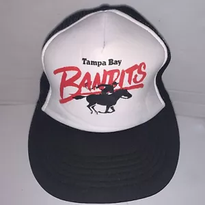 VINTAGE 1982 USFL Tampa Bay Bandits Snapback Trucker Cap Hat Football - Picture 1 of 7