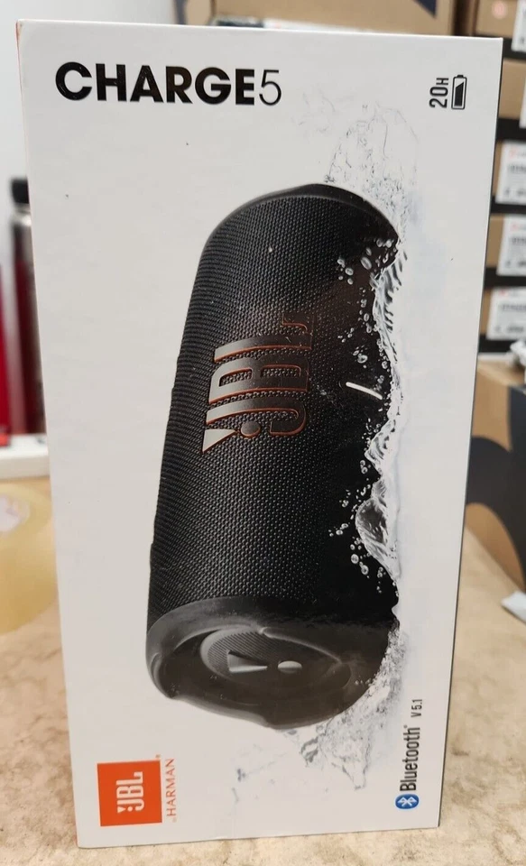 JBL Charge 5 Portable Speaker System - Black