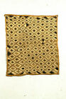 Ethnic Vintage Shoowa Handmade Raffia Velvet Textile, 1950'S Congo, Africa