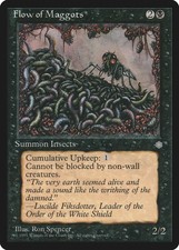 Flow of Maggots Ice Age PLD Black Rare MAGIC THE GATHERING MTG CARD ABUGames