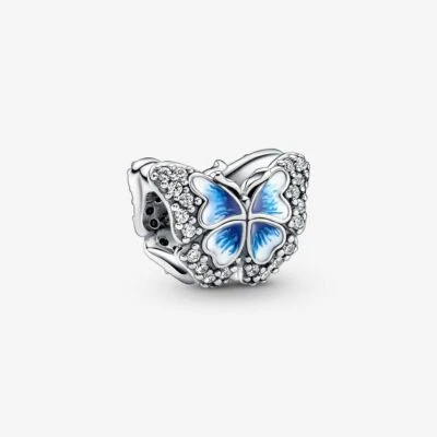 Pandora Charm Farfalla Blu 790761C01 - Immagine 1 di 3