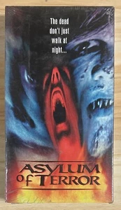 Asylum of Terror New VHS Video Tape York 90s Slasher Horror Sealed - Picture 1 of 4