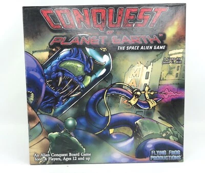 Conquest of Planet Earth Space Alien Board Game Brand New Contents SEALED 2010 - Image 1 of 4