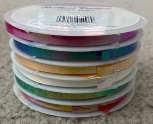 RENAISSANCE 6PK DECORATIVE CURLING RIBBONS Pastel Colors, Gently Used - Picture 1 of 9
