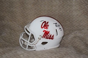 WALTER NOLEN OLE MISS REBELS SIGNED/AUTOGRAPHED MINI HELMET W/COA # - Picture 1 of 3