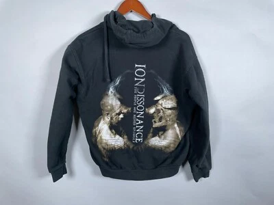 Sudadera con capucha negra mediana Ion Dissonance Cursed con cremallera para mujer Mathcore Foto 1 de 4