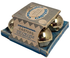 Vintage Carpetmates Rollen Vorbau Typ 2 Zoll 775C-SPH-P 4er-Set - Bild 1 von 8